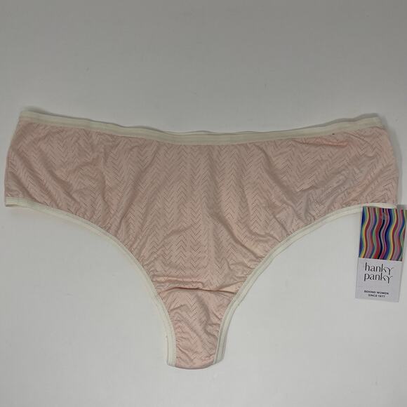 Hanky Panky Thong Panty Womens 2 Pack Size XL Assorted MoveCalm Hi Rise NWT - Picture 8 of 13
